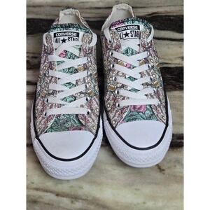 Converse Chuck Taylor All Star Sugar Skull Floral Low Top Sneakers Multicolor W7